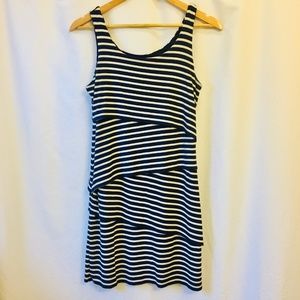 LOFT | Layered Striped Summer Dress
